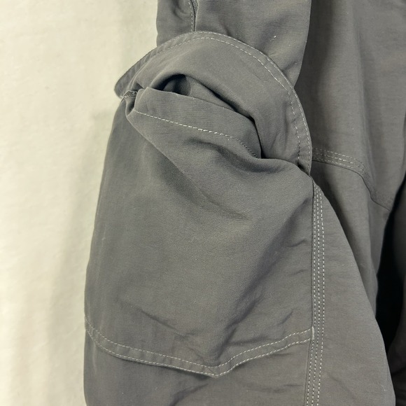 The North Face Pants Mens Large Convertible Cargo Hiking Black Zip Off ShortsEUC - Picture 2 of 14